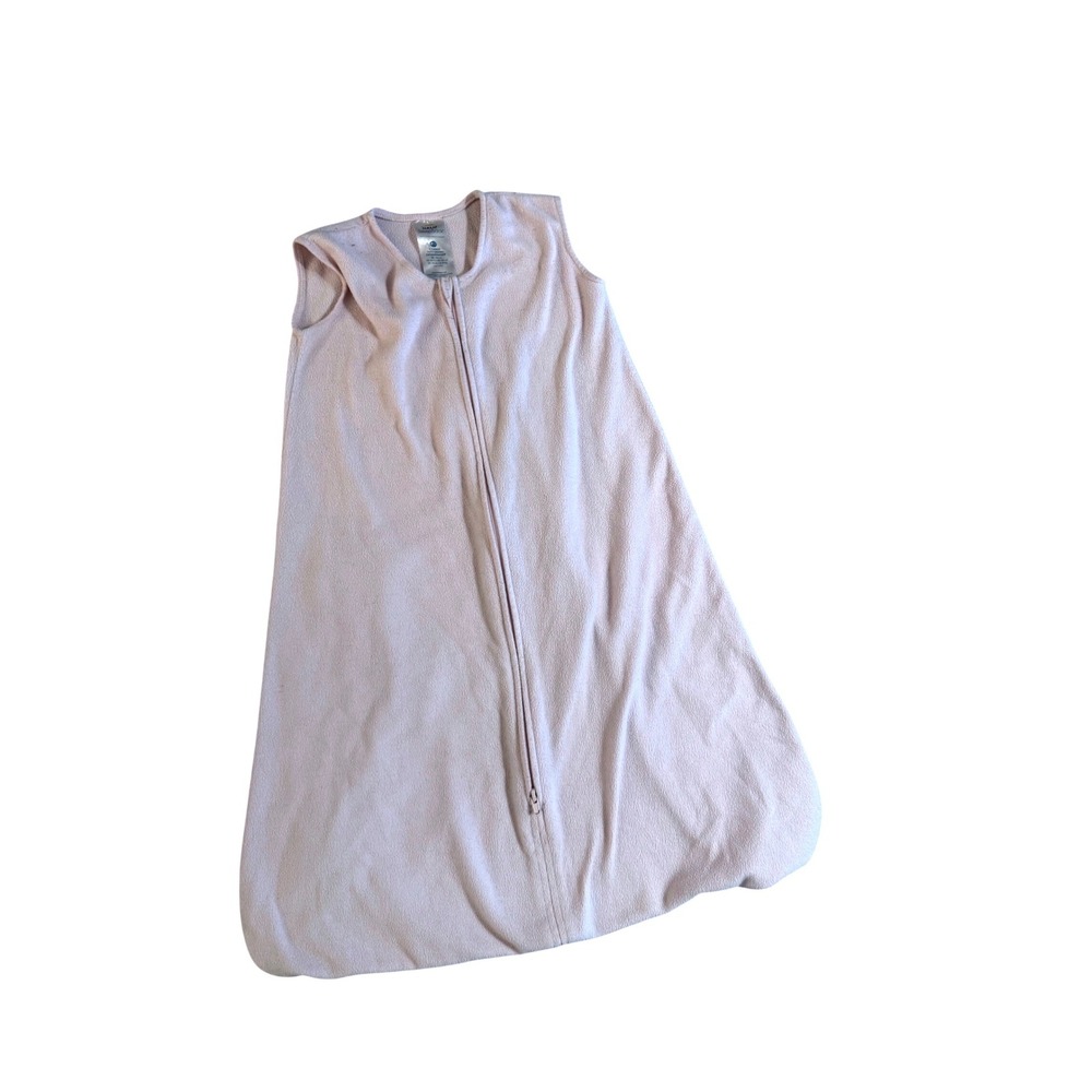 Halo SleepSack Pink Fleece Wearable Blanket XL 18-24M Back Is Best Sleeveless